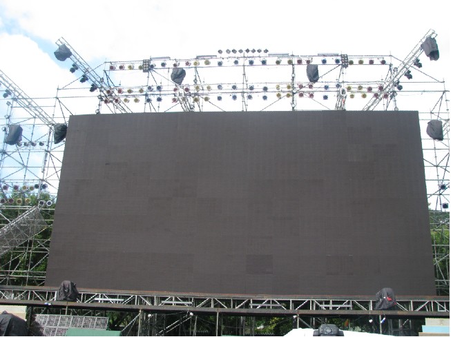 연주회 사건 옥외 영상 스크린 임대료, 단계 높은 광도를 위한 P5 LED 패널