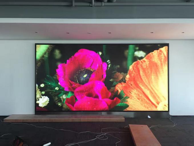 P6 설치하게 쉬운 실내 SMD HD LED 영상 벽 회의실 텔레비젼 패널 높은 광도