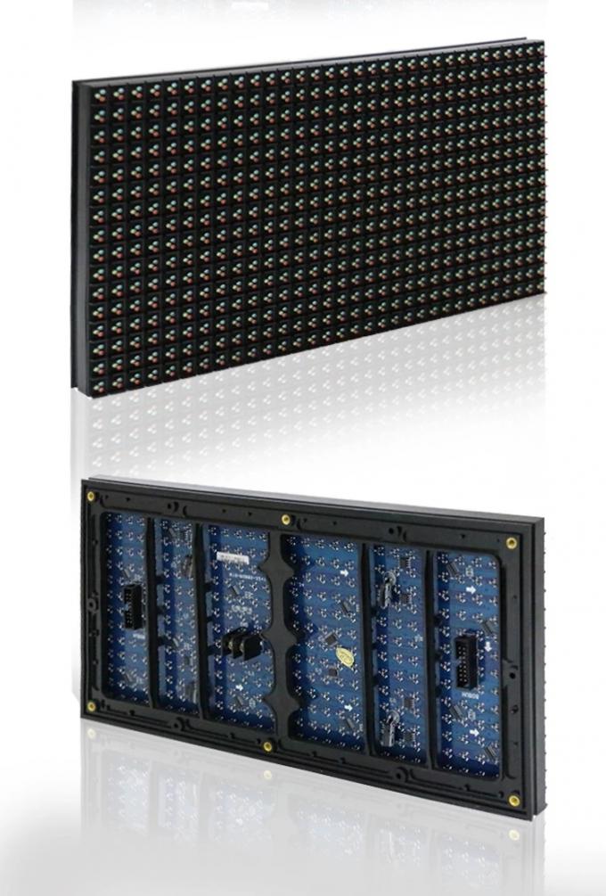 Epistar 칩 옥외 지도된 광고 스크린 P10 DIP346 8000 Nits 높은 광도
