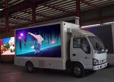 디지털 방식으로 게시판 옥외 자동차 LED 스크린, 트럭은 발광 다이오드 표시 일정한 드라이브를 거치했습니다 협력 업체