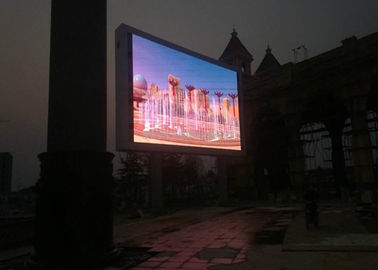 주문을 받아서 만들어지는 큰 옥외 LED 스크린 전시 스크린 전시 50/60Hz 광고 협력 업체