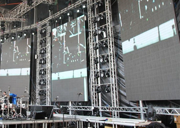연주회 사건 옥외 영상 스크린 임대료, 단계 높은 광도를 위한 P5 LED 패널 협력 업체